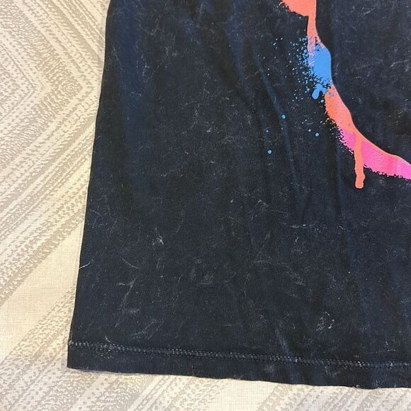 Chrldr Women’s Black Neon Multi Colored Skull - Size S - Picture 3 of 6